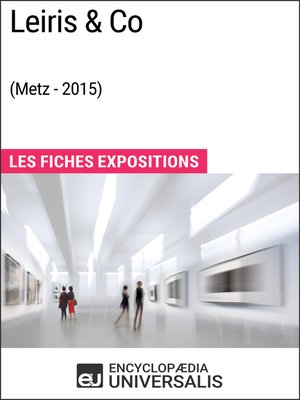 cover image of Leiris & Co (Metz--2015)
